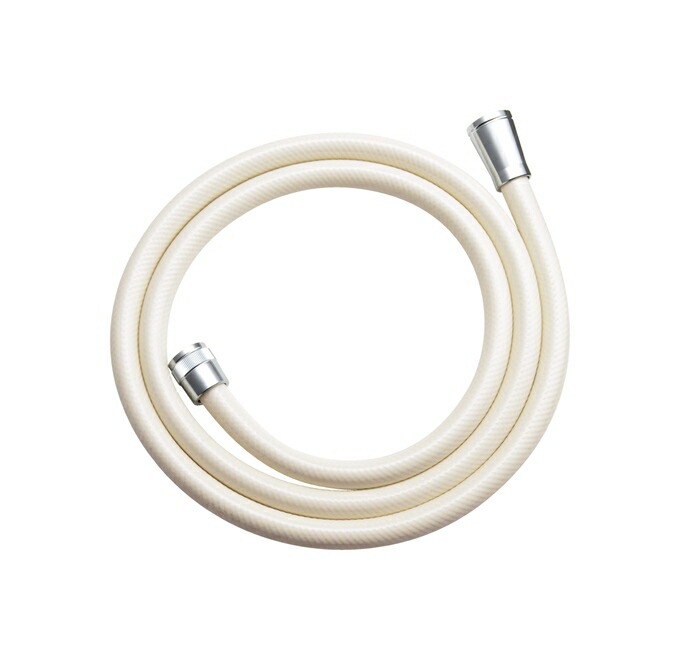 浴室 風呂場 シャワーホース 交換用 2.7ｍ 工具不要 ga-fk-27 アダプター付 ホワイト アイボリー シルバー ブラック 賃貸 マンション アパート ハイツ 一軒家 ホテル ジム プール リ