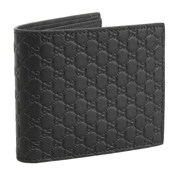 グッチ 財布 メンズ 二つ折り財布 アウトレット マイクログッチシマレザー ブラック O MWL 260987BMJ1N1000 GUCCI グッチ 財布 メンズ 二つ折り財布 アウトレット マイクログッチシマレザー ブラック O MWL 260987BMJ1N1000 GUCCI
