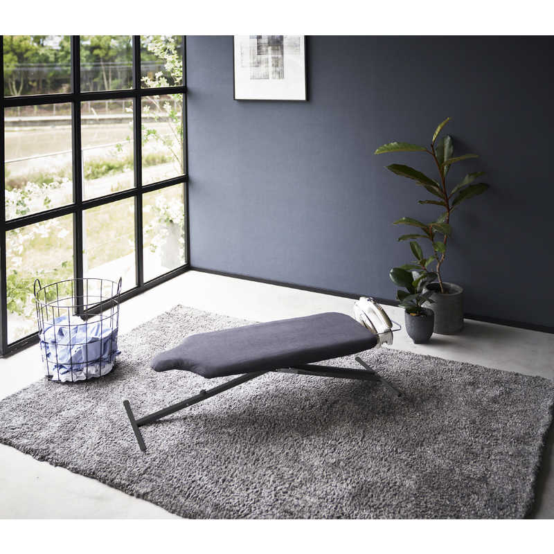 山崎実業　スタンド式人体型アイロン台 スタンダードライン(ダークグレー)　2148