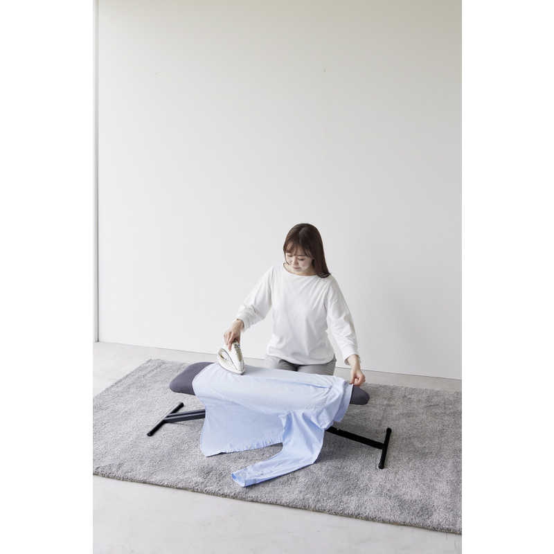 山崎実業　スタンド式人体型アイロン台 スタンダードライン(ダークグレー)　2148