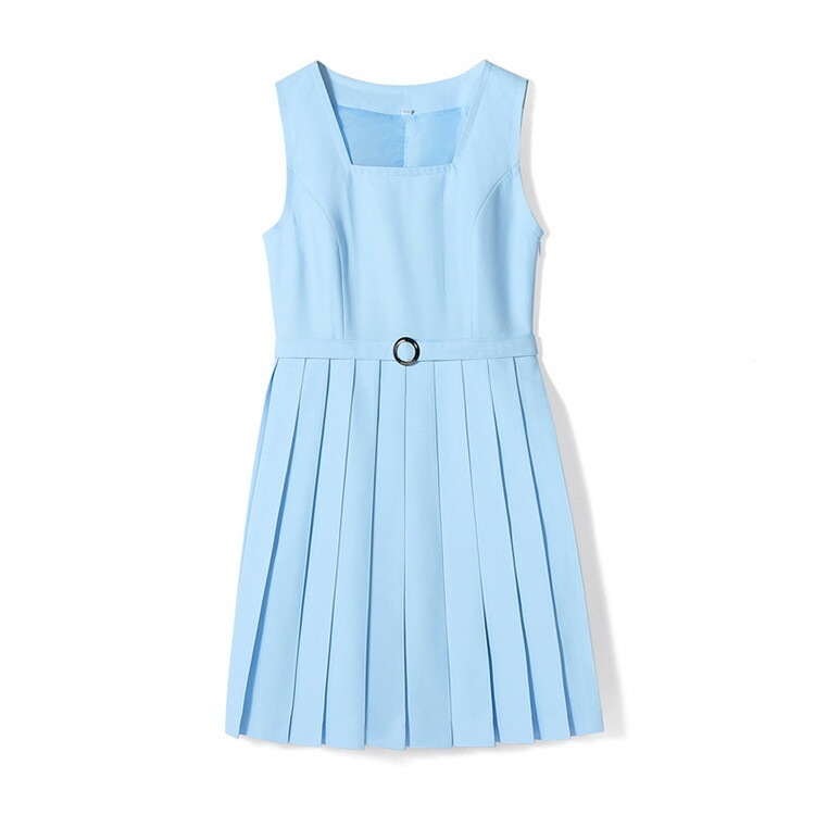 スクールスカート ジャンパースカート レディース 制服 重ね着 サロペット プリーツスカート 膝丈 高校生 女子高生 JK 中学生 女子中学生 ガールズ 女の子 学生服 学生制服 春 夏 秋