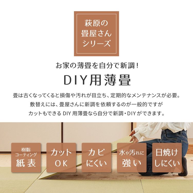 置き畳 82×82×1.3cm(同色2枚セット) おしゃれ DIY 薄畳 置き畳 82×82×1.3cm(同色2枚セット) おしゃれ DIY 薄畳