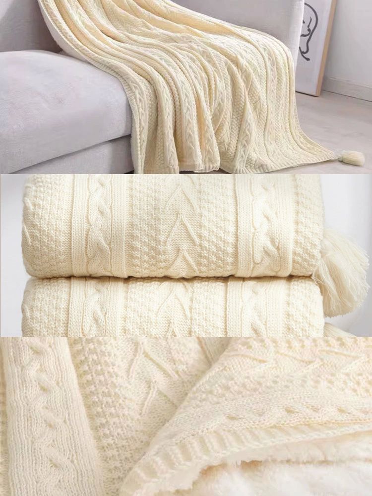 特別価格ブランケット 毛布 ニット ボア付き 厚手 フリンジ 厚手 おしゃれ 寝具 ケーブル編み ベットカバー ソファー用インテリア 膝掛け 特別価格ブランケット 毛布 ニット ボア付き 厚手 フリンジ 厚手 おしゃれ 寝具 ケーブル編み ベットカバー ソファー用インテリア 膝掛け