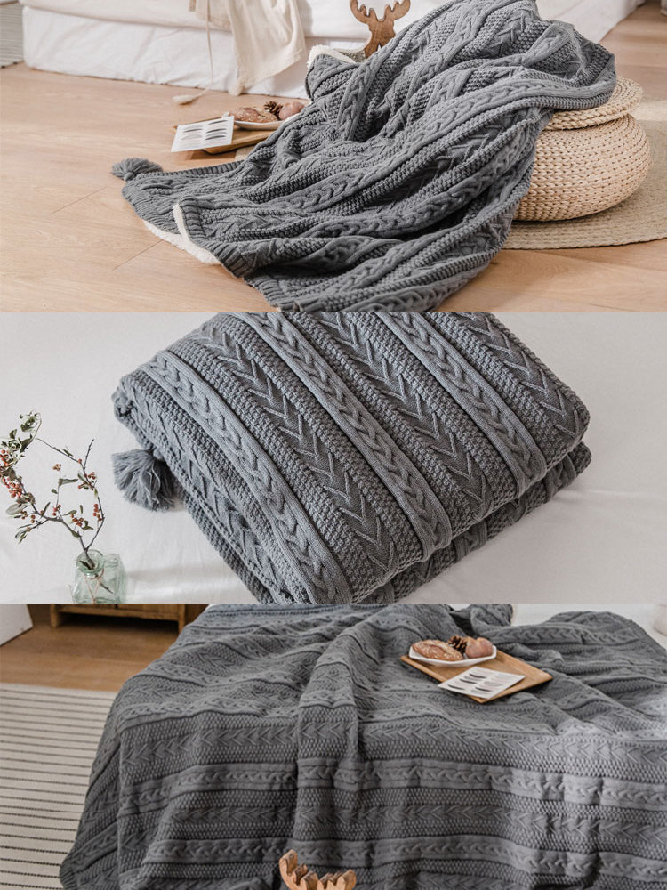 特別価格ブランケット 毛布 ニット ボア付き 厚手 フリンジ 厚手 おしゃれ 寝具 ケーブル編み ベットカバー ソファー用インテリア 膝掛け 特別価格ブランケット 毛布 ニット ボア付き 厚手 フリンジ 厚手 おしゃれ 寝具 ケーブル編み ベットカバー ソファー用インテリア 膝掛け