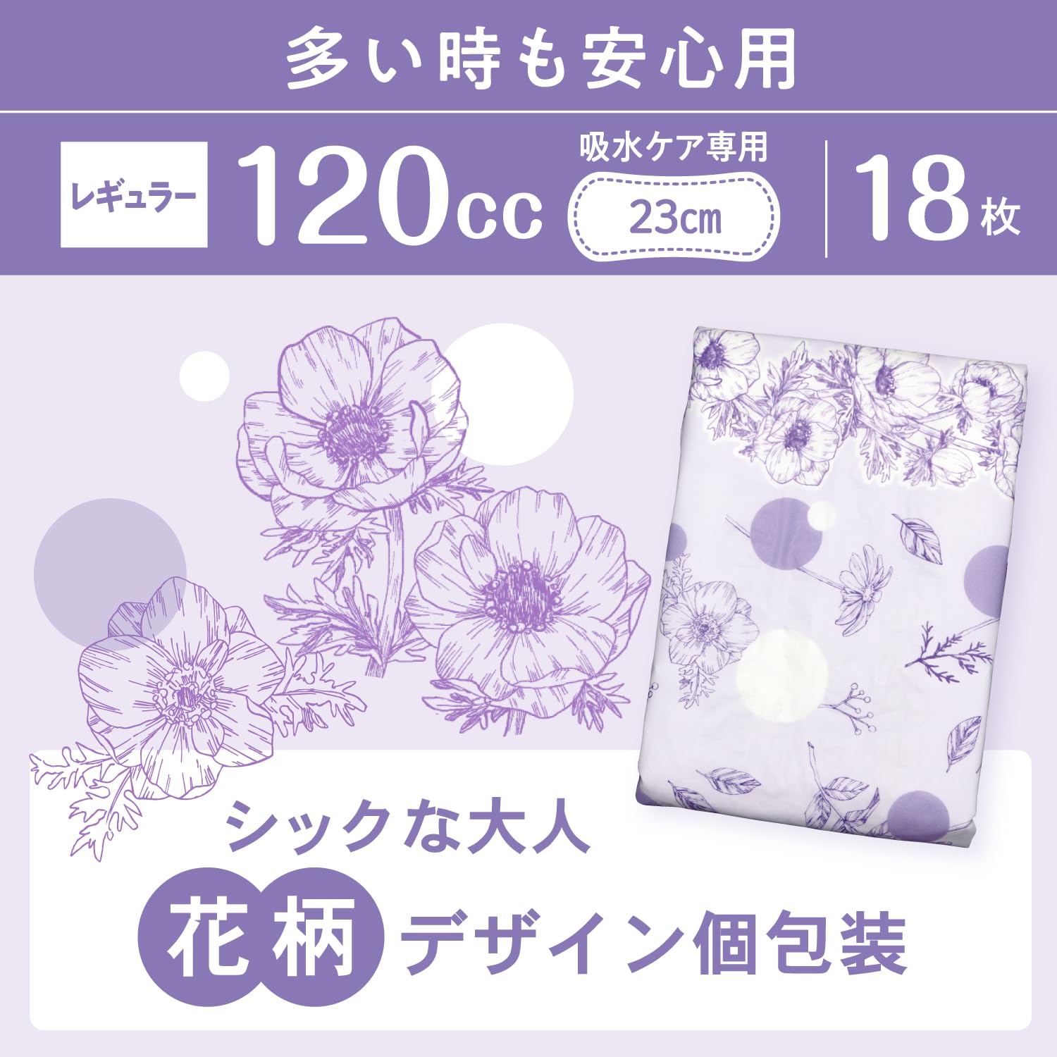 介護　ポイズ　超スリムコンパクト尿パット　18パックセット ポイズ 吸水ナプキン 超スリム＆コンパクト スーパー 170cc 羽