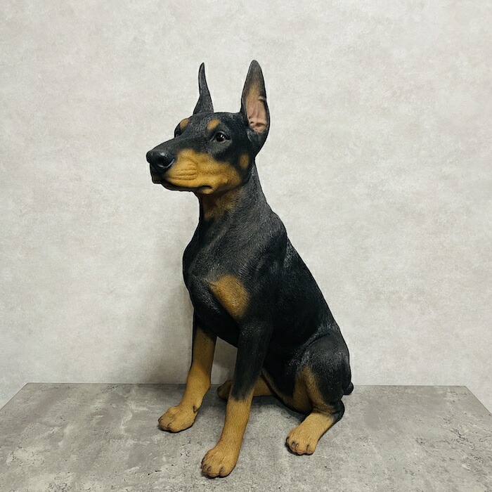 置物 犬 動物 お座りドーベルマン 特大 犬グッズ 高さ61cm woobia おしゃれ 大きい 玄関インテリア かわいいオブジェ 置物 犬 動物 お座りドーベルマン 特大 犬グッズ 高さ61cm woobia おしゃれ 大きい 玄関インテリア かわいいオブジェ
