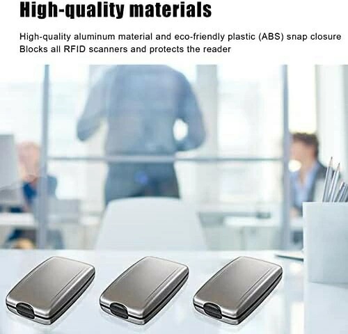 【20%OFFクーポン】カードケース 金属クレジット メタルカードホルダー カード ホルダー アルミ合金製 ウォレット メンズ レディース 多機能RFIDブロッキング名刺ホルダーハードケースプロテクタ