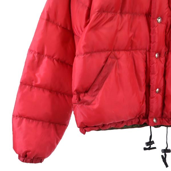   / ダウンジャケット/XS/ポリエステル/RED USA製 ダウンジャケット XS レッド系 メンズ