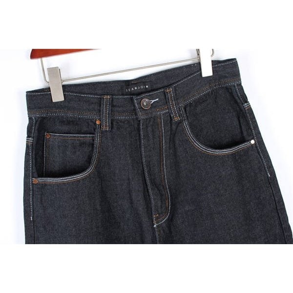 太 デニム ジーンズ パンツ メンズ ルーズフィット B系 レディース ヒップホップ ストリート系