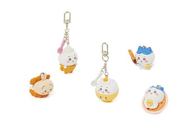 ちいかわ×カカオフレンズ コラボ フィギュアキーリング キーホルダー ちいかわ＆カカオフレンズ ランダムフィギュアキーリング 韓国