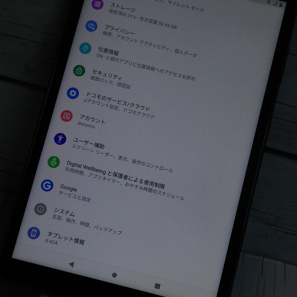 【送料無料】docomo dtab Compact d-42A ネイビー Androidタブレット eSIM対応 本体 白ロム B561126 【送料無料】docomo dtab Compact d-42A ネイビー Androidタブレット eSIM対応 本体 白ロム B561126