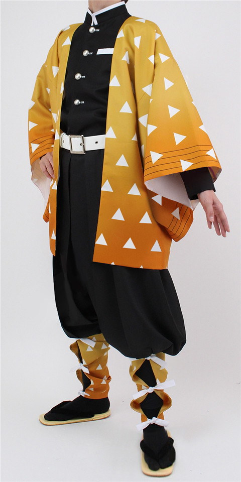 Qoo10] 我妻善逸 鬼殺隊制服 コスプレ衣装 コス