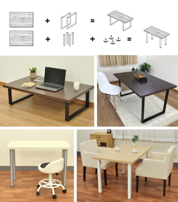 テーブル脚 2本入り 高さ67.2cm ハイタイプ テーブルキッツ ロの字脚 DIY アイアン脚 テーブル脚 2本入り 高さ67.2cm ハイタイプ テーブルキッツ ロの字脚 DIY アイアン脚