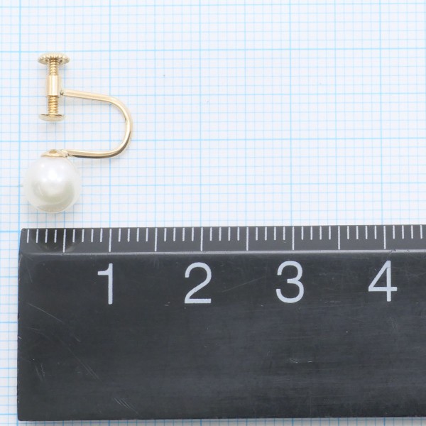 K18 18金 YG イエローゴールド イヤリング パール(真珠) ジュエリー 中古