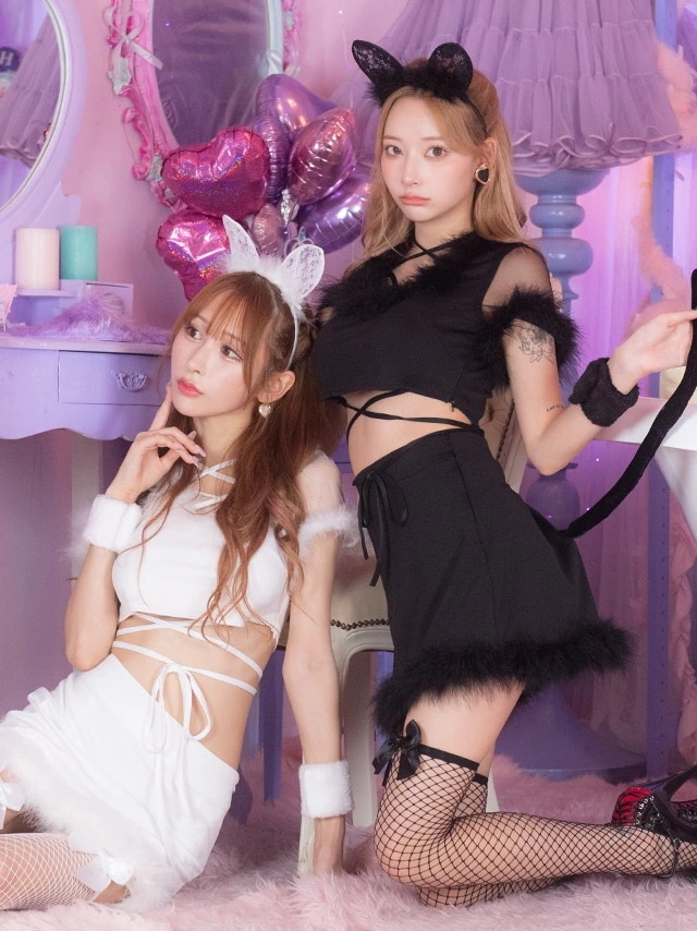 Tikaハロウィンコスプレ 猫 ネコ 猫耳 セクシー 衣装 仮装 セット