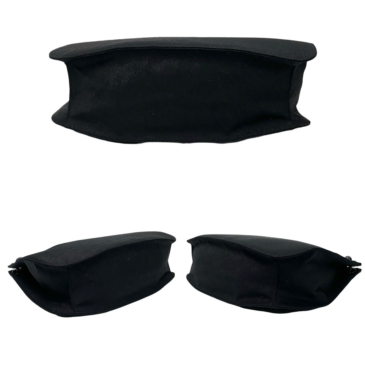 プラダ 三角ロゴ ショルダーバッグ キャンバス プラスチック ブラック 35025 プラダ 三角ロゴ ショルダーバッグ キャンバス プラスチック ブラック 35025