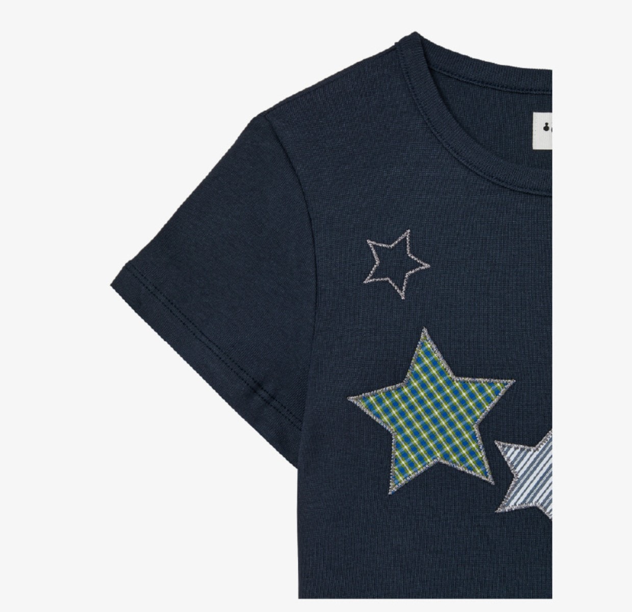 【aeae】 CHECK STAR TEE : 3COLORS