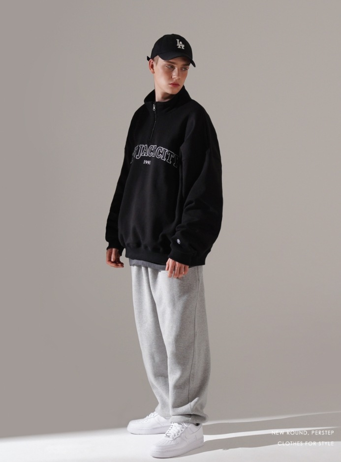 【PERSTEP】★関税込★New Jack Half Neck Sweatshirts SMMT4456 Jack & Jones knitted half zip in beige | ASOS