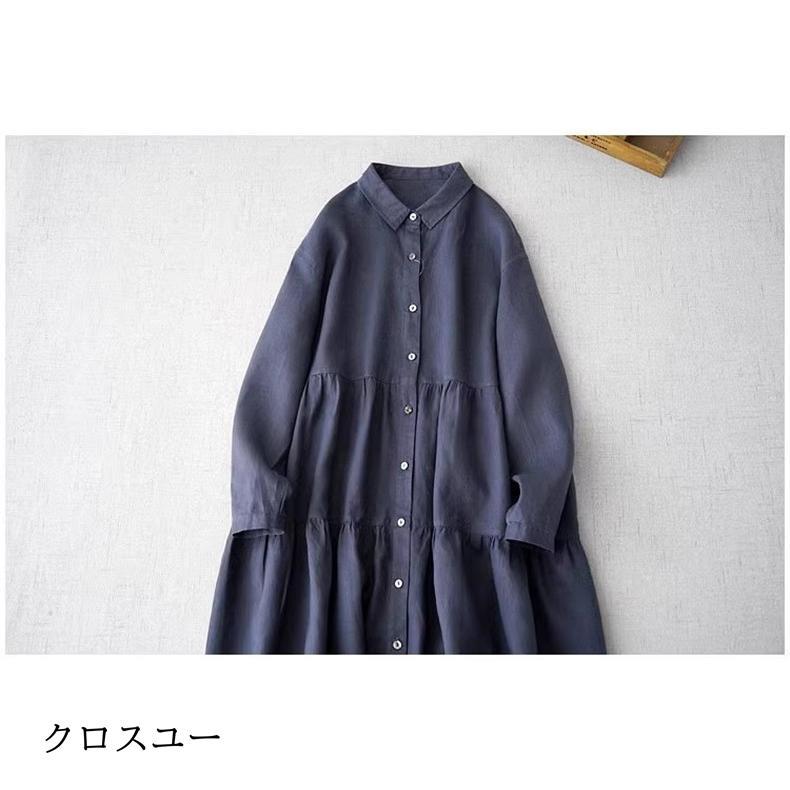 レディース 春 シャツワンピース 長袖 無地 今季トレンド フレアシャツワンピース ラフな抜け感コーデにおすすめ これからの季節にピッタリ レディース 春 シャツワンピース 長袖 無地 今季トレンド フレアシャツワンピース ラフな抜け感コーデにおすすめ これからの季節にピッタリ