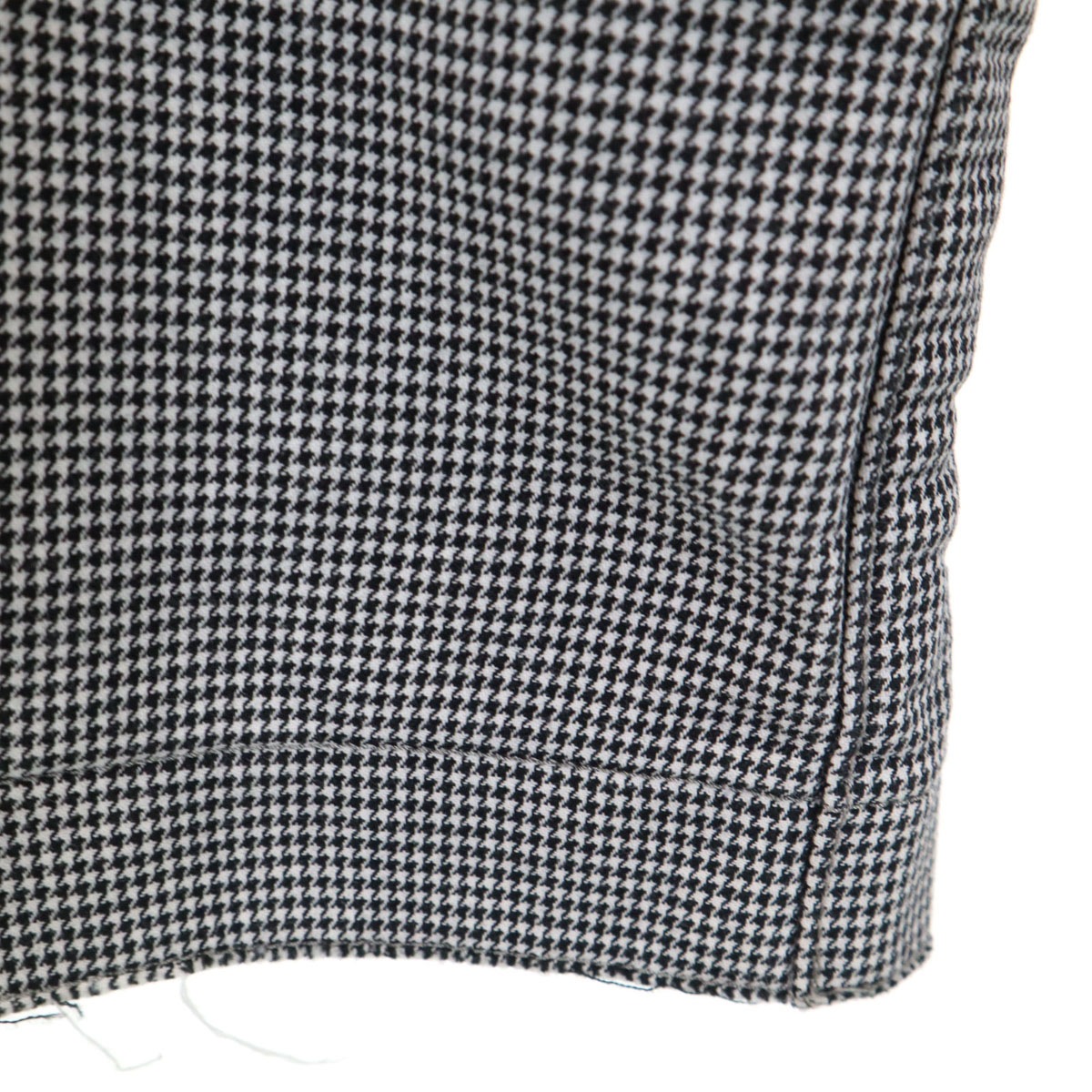 Sacai サカイ 日本製 ハウンドトゥース柄 長袖 ボンディング加工