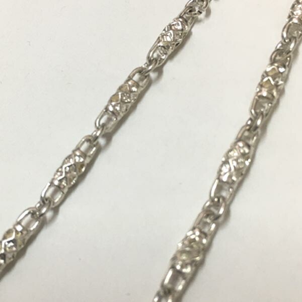 セール HIPHOPジュエリー メンズ ネックレス N ジルコニア シルバー 925 プレーティング チェーン ストリート スタイル ヒップホップ アクセサリー ブリンブリン ジュエリー HIPH