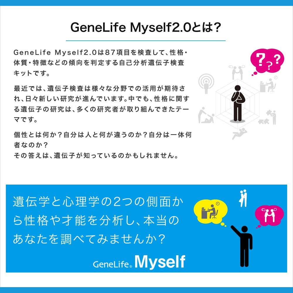 [Myself2.0] 自己分析遺伝子検査 / 自分を見つめなおしたい方に