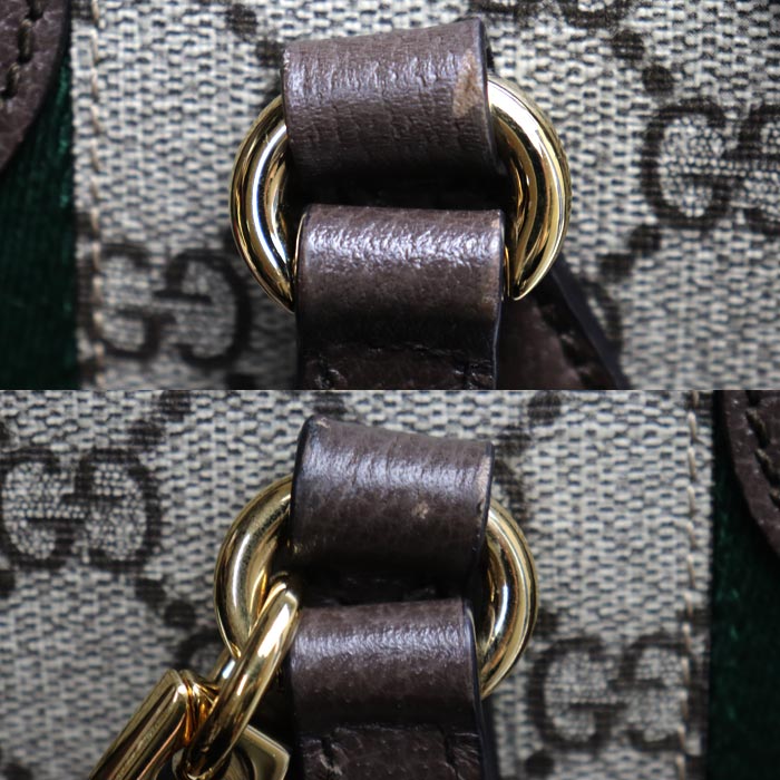 GUCCI グッチ オフィディア GG スモール トートバッグ 2Wayショルダーバッグ ブラウン ベージュ/エボニー 547551 K05NB 8745 レディース 中古