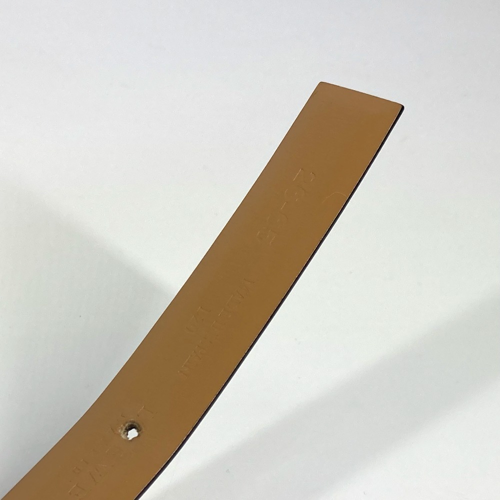 ベルト ロゴ バックル レザー ブラック