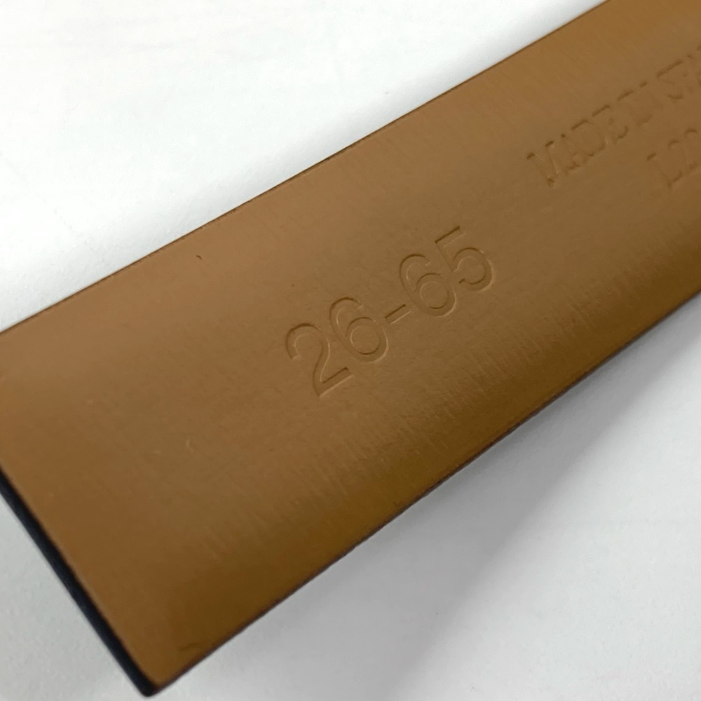 ベルト ロゴ バックル レザー ブラック