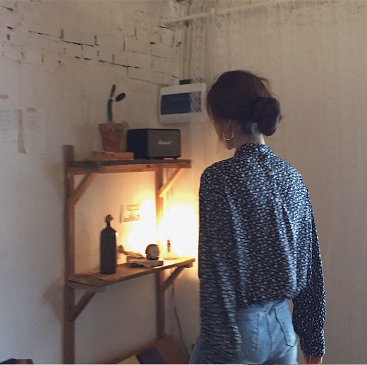 バックボタン 長袖 シャツ レディース 春 秋 トップス シャツブラウス 総柄 柄シャツ カジュアル 長袖シャツ きれいめ 小花柄 ハイネック お洒落 可愛い ブラック 黒 韓国ファッション