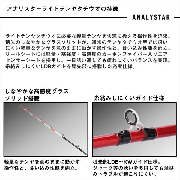 Qoo10] ダイワ ダイワ 船竿 アナリスターライトテンヤタ