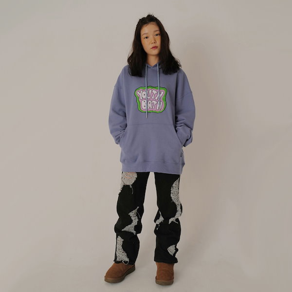 [IVE リズ 着用] YOUTH BATH LOGO HOODIE 韓国 アイドル 冬 K-POP