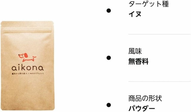 アイコナ aikona 犬用 サプリメント 60g 腸活 ケア 愛犬