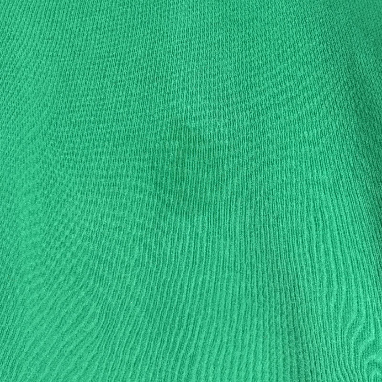 古着 半袖Tシャツ プリント ロゴ クルーネック M グリーン メンズ