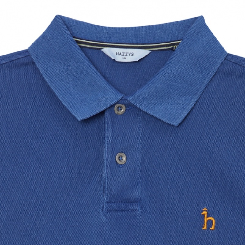 (ヘッジズ) 24SS ブルーショートスリーブピケ T シャツ HZTS4B405B2