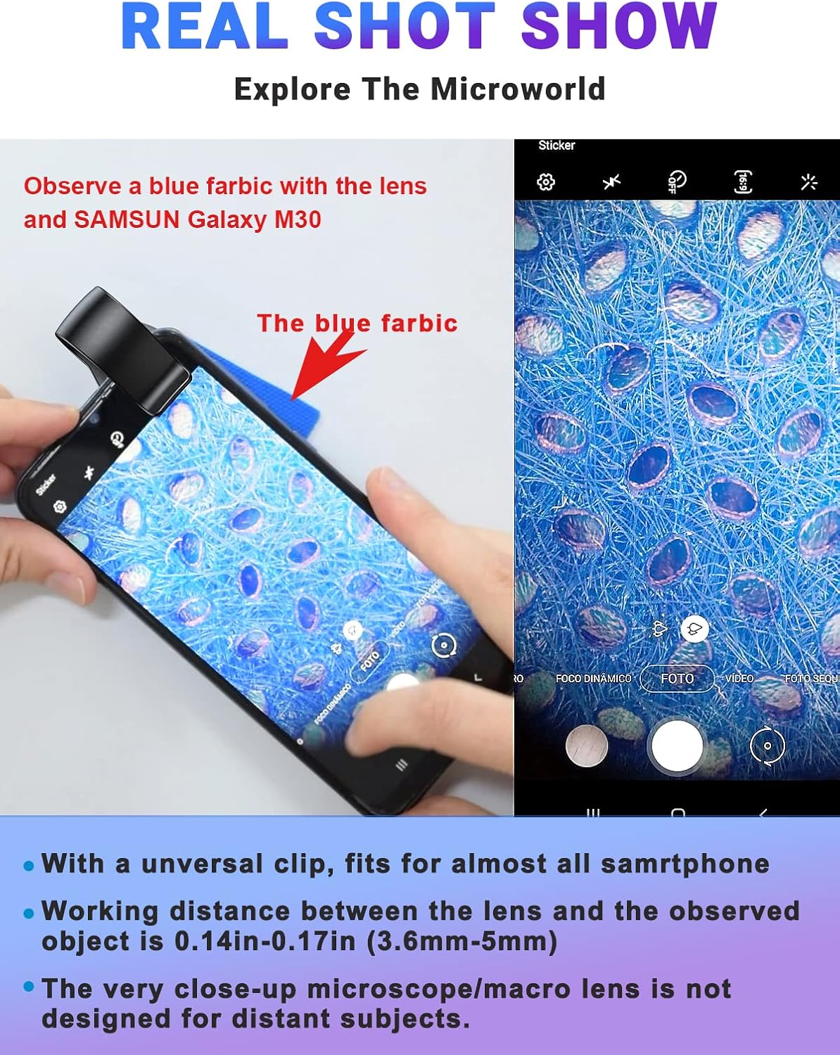 100倍小型スマホ用顕微鏡 レンズクリップ付き LEDライト内蔵 HD光学レンズ デジタル顕微鏡 携帯便利 生物観察 98%のスマートフォンと互換性があり 子供と大人は使えます 100倍小型スマホ用顕微鏡 レンズクリップ付き LEDライト内蔵 HD光学レンズ デジタル顕微鏡 携帯便利 生物観察 98%のスマートフォンと互換性があり 子供と大人は使えます