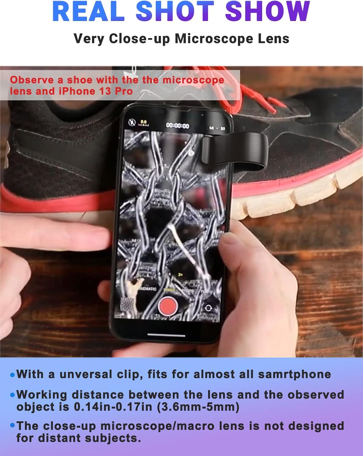 100倍小型スマホ用顕微鏡 レンズクリップ付き LEDライト内蔵 HD光学レンズ デジタル顕微鏡 携帯便利 生物観察 98%のスマートフォンと互換性があり 子供と大人は使えます 100倍小型スマホ用顕微鏡 レンズクリップ付き LEDライト内蔵 HD光学レンズ デジタル顕微鏡 携帯便利 生物観察 98%のスマートフォンと互換性があり 子供と大人は使えます