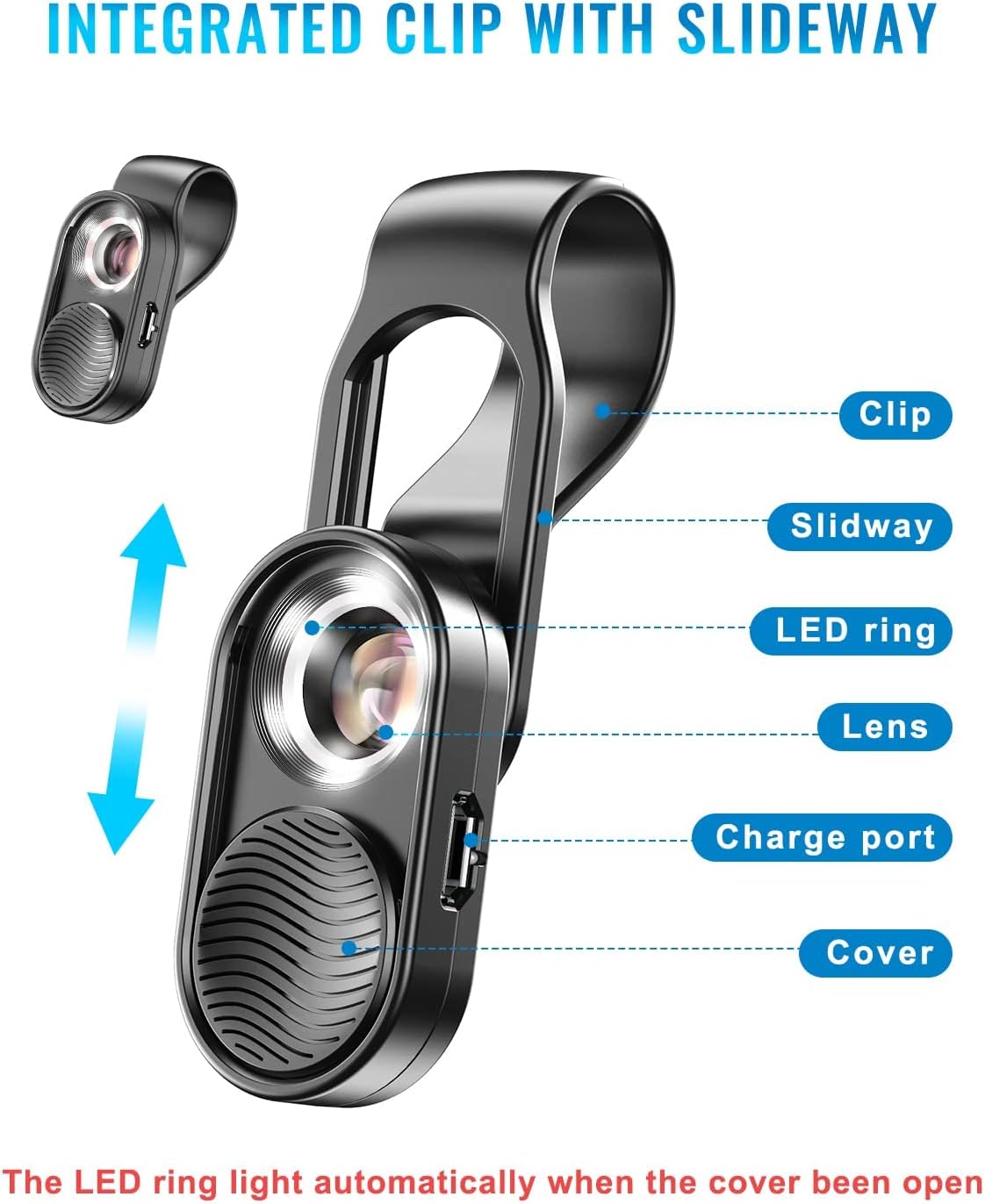 100倍小型スマホ用顕微鏡 レンズクリップ付き LEDライト内蔵 HD光学レンズ デジタル顕微鏡 携帯便利 生物観察 98%のスマートフォンと互換性があり 子供と大人は使えます 100倍小型スマホ用顕微鏡 レンズクリップ付き LEDライト内蔵 HD光学レンズ デジタル顕微鏡 携帯便利 生物観察 98%のスマートフォンと互換性があり 子供と大人は使えます