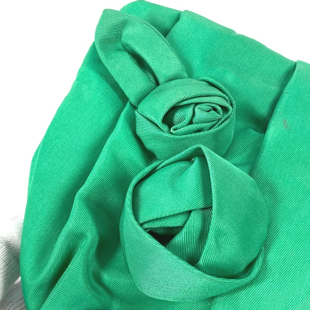 クラッチバッグ ロゴ ポーチ メイクポーチ 化粧ポーチ ストラップ付 ナイロン グリーン