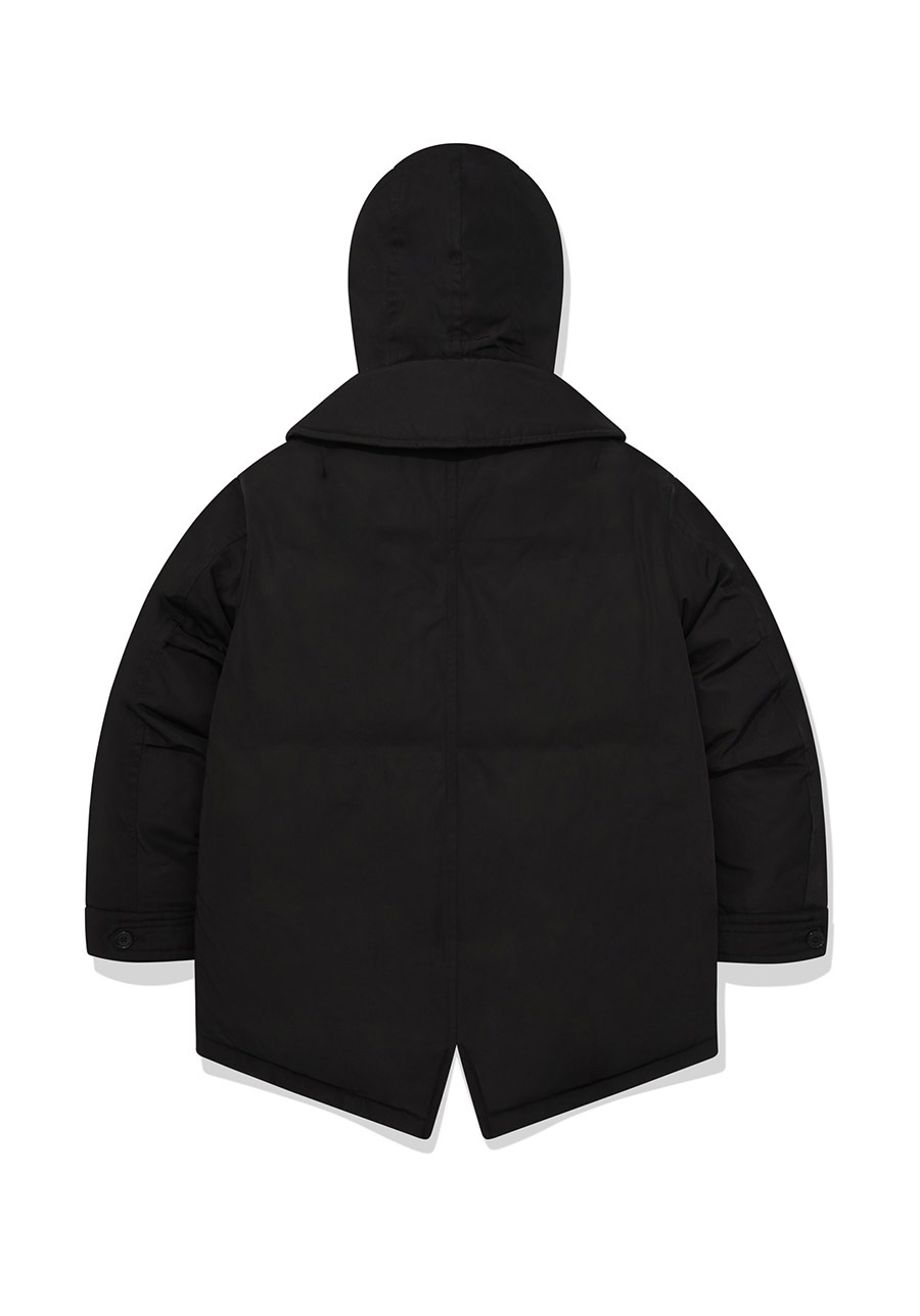 MIDDLE HOODIE FUR DOWN JUMPER / CO2304DP07BR / CO2304DP07BK