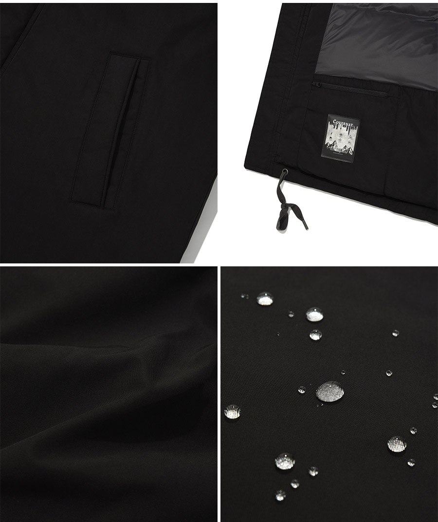 MIDDLE HOODIE FUR DOWN JUMPER / CO2304DP07BR / CO2304DP07BK