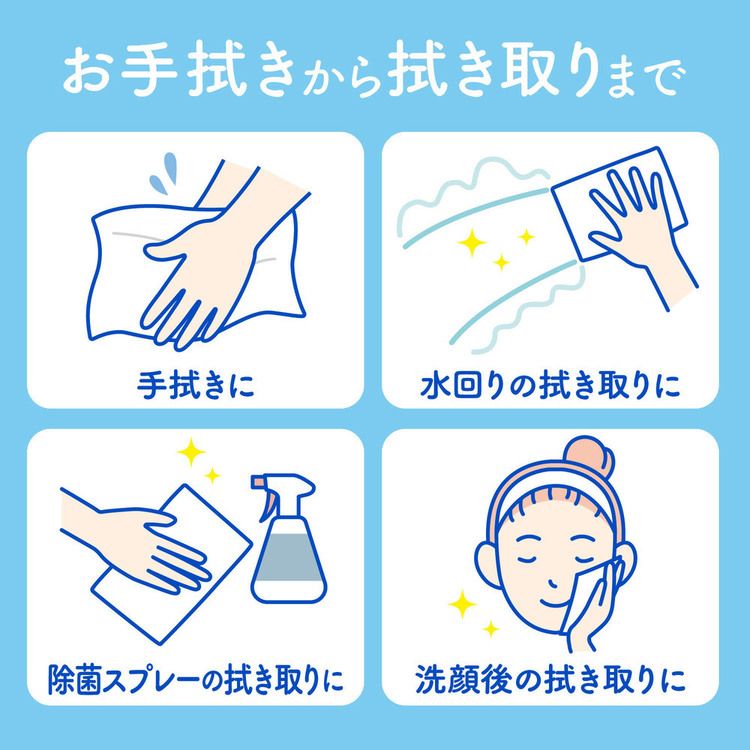 【60個セット】スコッティ ハンドタオル ソフト スコッティ キレイの仕上げ ハンドタオル 100組(200枚) 37881 メガ割