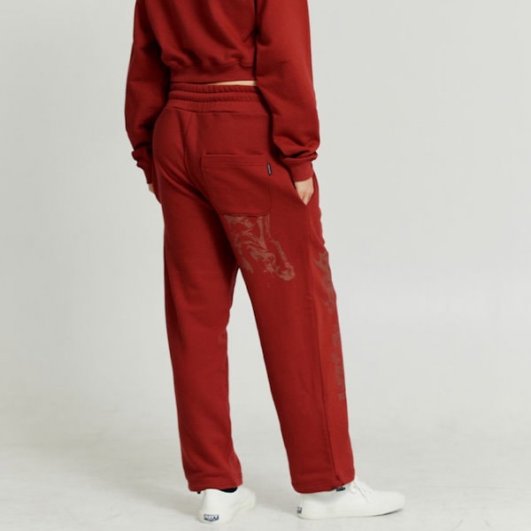 パンツ glogang Glo Gang Zip Godet Flare Pant (Black)