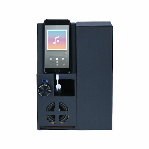 ライフスタイルツール with Speaker スピーカー付き収納 ブラック LST-WS01BK