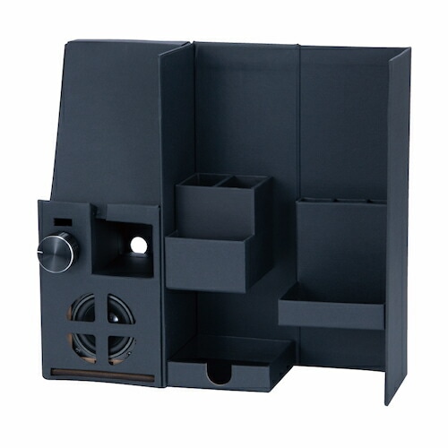 ライフスタイルツール with Speaker スピーカー付き収納 ブラック LST-WS01BK
