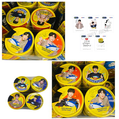 Qoo10] ドンウォン 【BTS JIN ツナ缶】 ジン スーパ : 食品