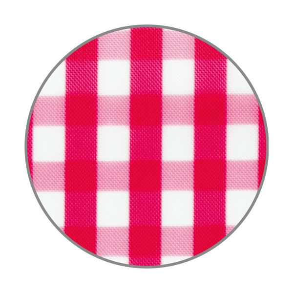 カネモ商事 LOr食事用エプロンギンガムチェックレッド 1セット（5枚）