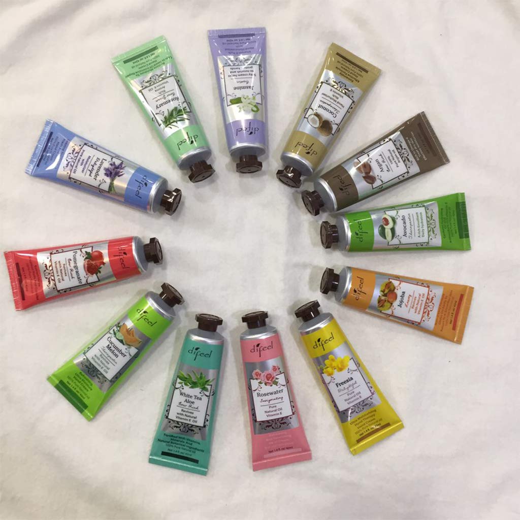 Difeel(ディフィール) ファミリセット54 ナチュラル ハンドクリーム 40g x 5点 ザクロラベンダーフリージアローズマリーローズウォーター New York Difeel(ディフィール) ファミリセット54 ナチュラル ハンドクリーム 40g x 5点 ザクロラベンダーフリージアローズマリーローズウォーター New York