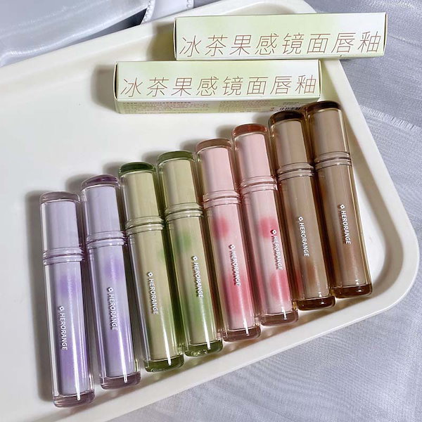 Qoo10] CAPPUVINI 【新色発売】リップ氷透青鏡面感 リップグ