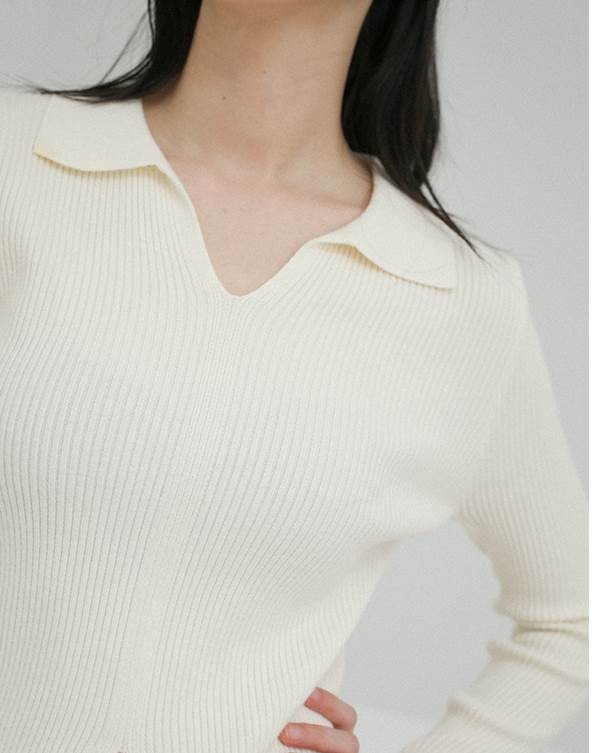 ニットソー 長袖 Vネック 襟付き リブ きれいめ シンプル おしゃれ こなれ感 ラフ 抜け感 無地 秋 冬 デート お出かけ 休日 リゾート 旅行 着回し 普段使い 暖かい 防寒 モテ ホワイト ブラック ブラウン ニットソー 長袖 Vネック 襟付き リブ きれいめ シンプル おしゃれ